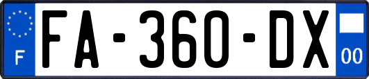 FA-360-DX
