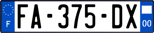 FA-375-DX