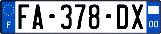 FA-378-DX