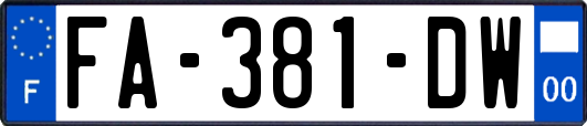 FA-381-DW