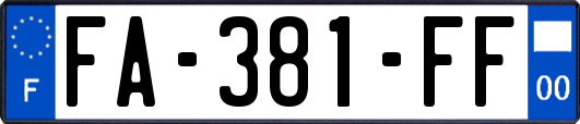 FA-381-FF
