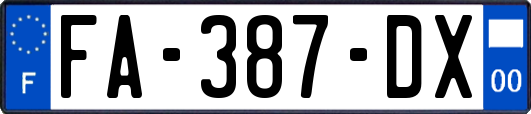 FA-387-DX