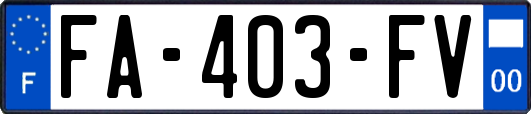 FA-403-FV
