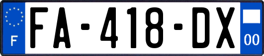 FA-418-DX