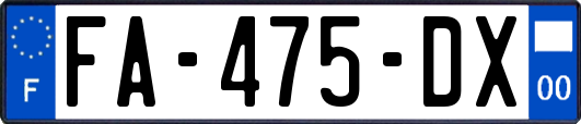 FA-475-DX
