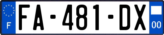 FA-481-DX