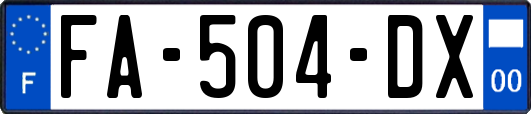 FA-504-DX