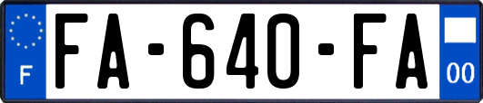 FA-640-FA