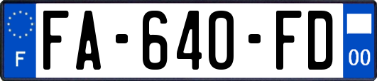 FA-640-FD