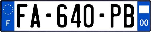 FA-640-PB
