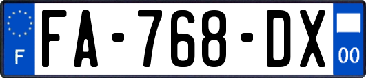 FA-768-DX