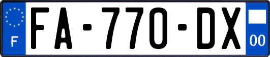 FA-770-DX