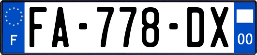 FA-778-DX