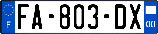 FA-803-DX