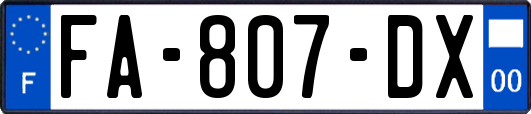 FA-807-DX