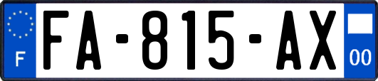 FA-815-AX