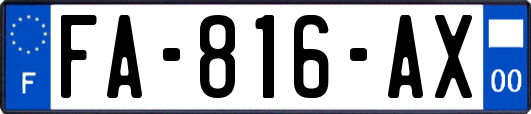 FA-816-AX