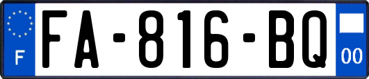 FA-816-BQ