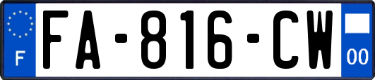 FA-816-CW