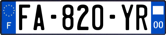 FA-820-YR