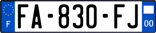 FA-830-FJ
