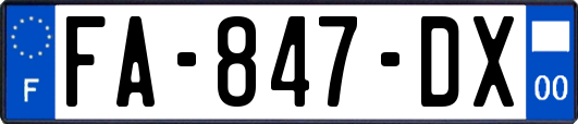 FA-847-DX