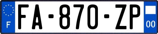 FA-870-ZP