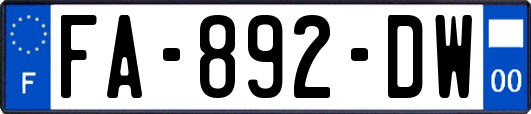 FA-892-DW