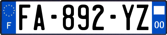 FA-892-YZ