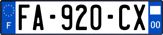 FA-920-CX