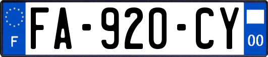 FA-920-CY