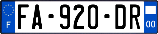 FA-920-DR