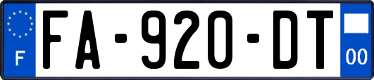 FA-920-DT