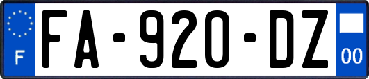 FA-920-DZ
