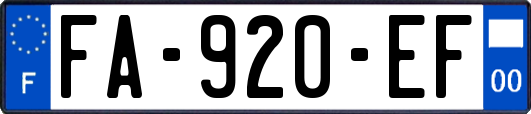 FA-920-EF