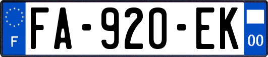 FA-920-EK