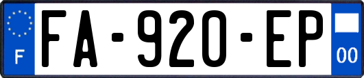 FA-920-EP