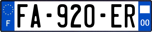 FA-920-ER
