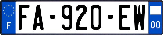 FA-920-EW