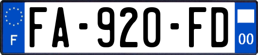 FA-920-FD