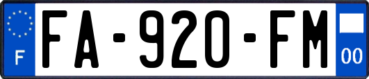 FA-920-FM