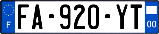 FA-920-YT