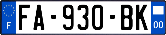 FA-930-BK