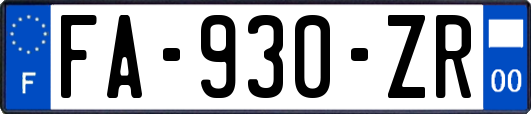 FA-930-ZR