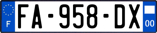 FA-958-DX