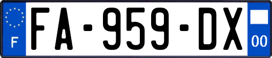 FA-959-DX