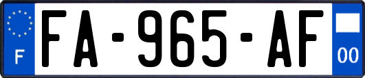 FA-965-AF