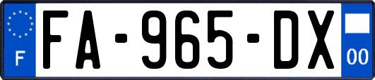 FA-965-DX