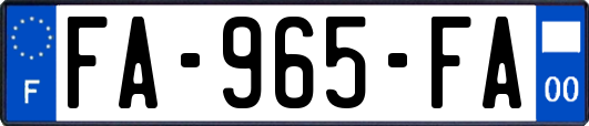 FA-965-FA