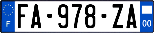 FA-978-ZA